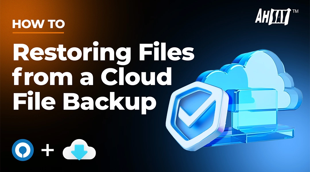  Restoring files from a Cloud File Backup using AhsayOBM 