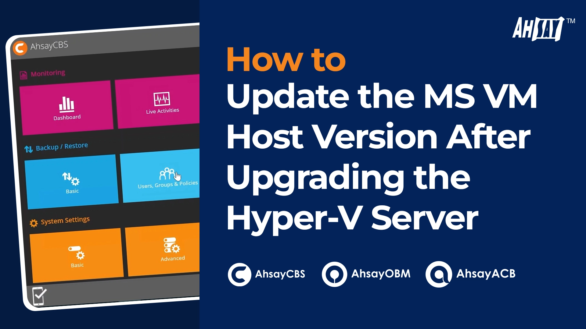 How to update the MS VM host version after upgrading the Hyper V server