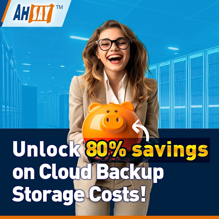 Unlock 80% savings on cloud backup storage costs!