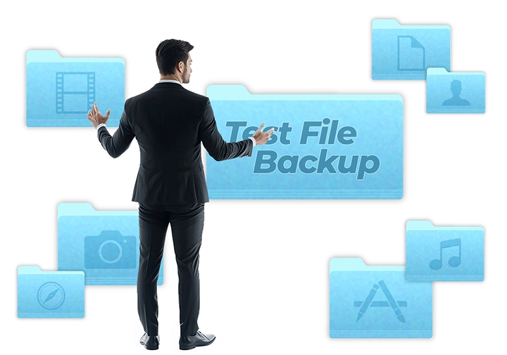 Ahsay Get Started Step 2 - Perform a test file backup