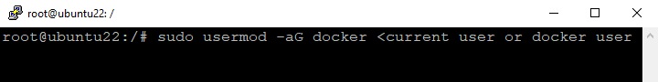 Add user to docker group