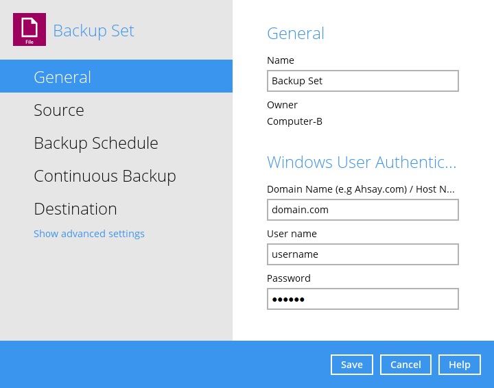 AhsayCBS Heap Size Settings