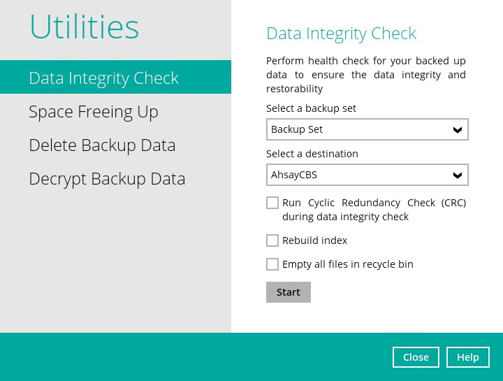 Data Integrity Check