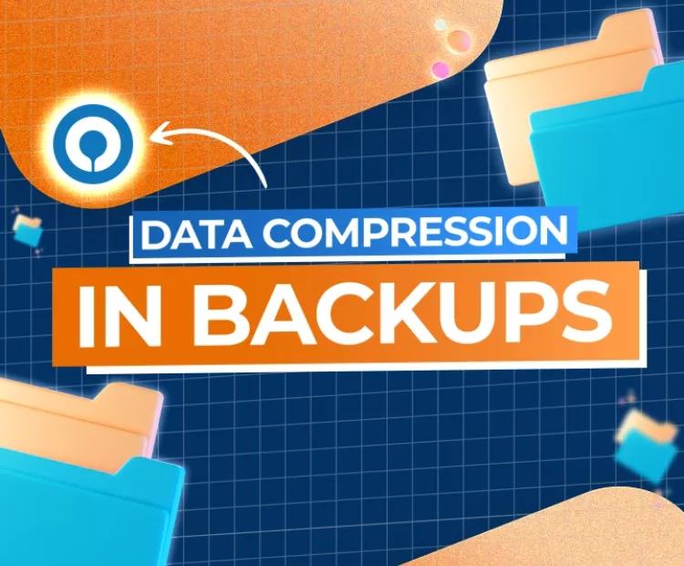 What is the role of data compression in backups?