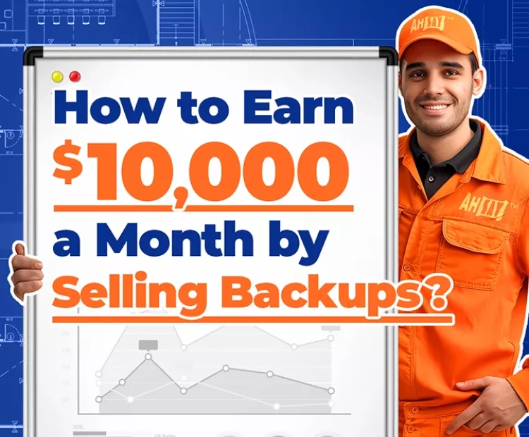 How to Earn $10,000 a Month by Selling Backups