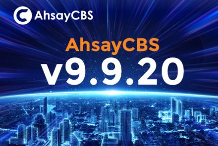 New Ahsay v9.9.20 Released