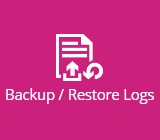 Backup / Restore Logs