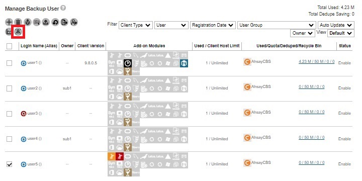 Rescan User Home Directories