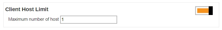 Client Host Limit