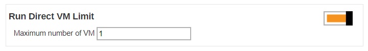 Run Direct VM Limit