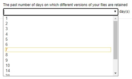 Advanced Retention Policy