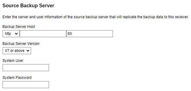 Source Backup Server