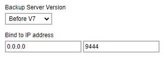Backup Server Version