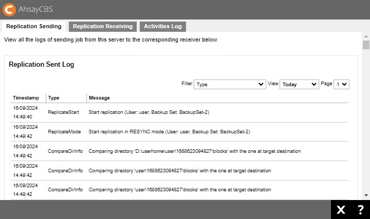 Replication Logs