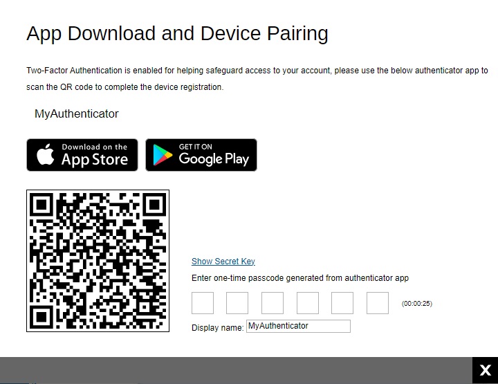 Third Party Authenticator Device Pairing