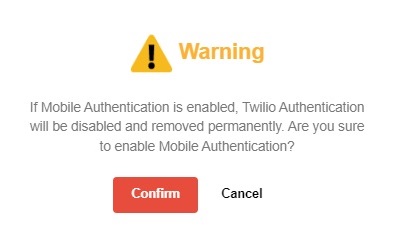 Migrate from Twilio to Mobile Authentication