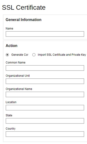 SSL Certificate