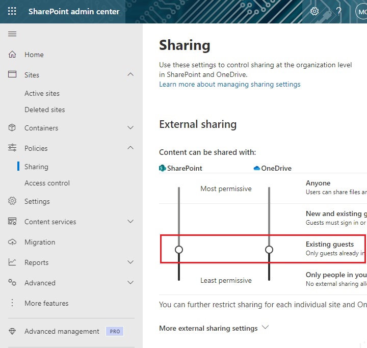 SharePoint External Sharing