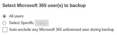 Select Microsoft 365 Users