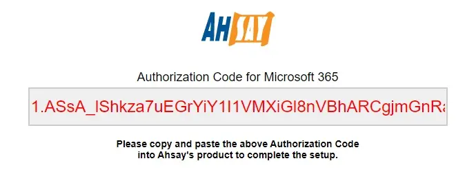 Authorization Code M365