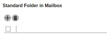 Standard Folder in Mailbox