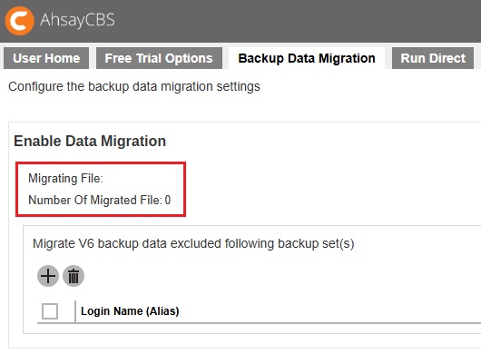 BackupData Migration