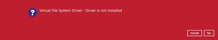 Install Virtual File System Driver